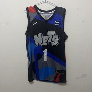 NBA Brooklyn Nets City Edition #1 Mikal Bridges Basketball Jersey